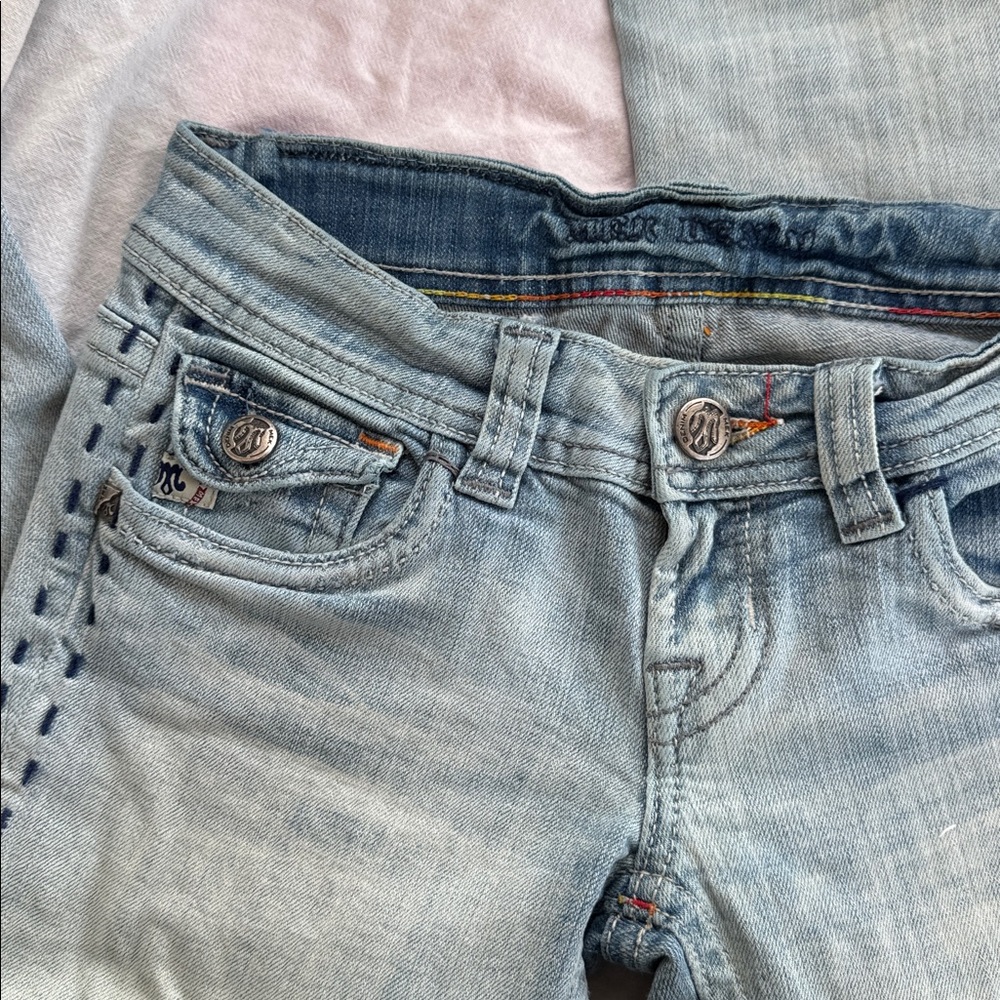 Women's MEK Denim Low Rise Straight Leg Jeans